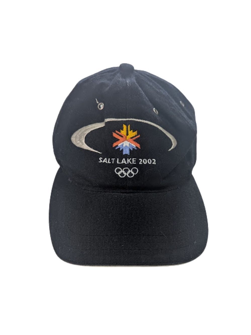 Salt Lake 2002 Olympic Games Black Dad Hat – Vintage Y2K Sports Collectible